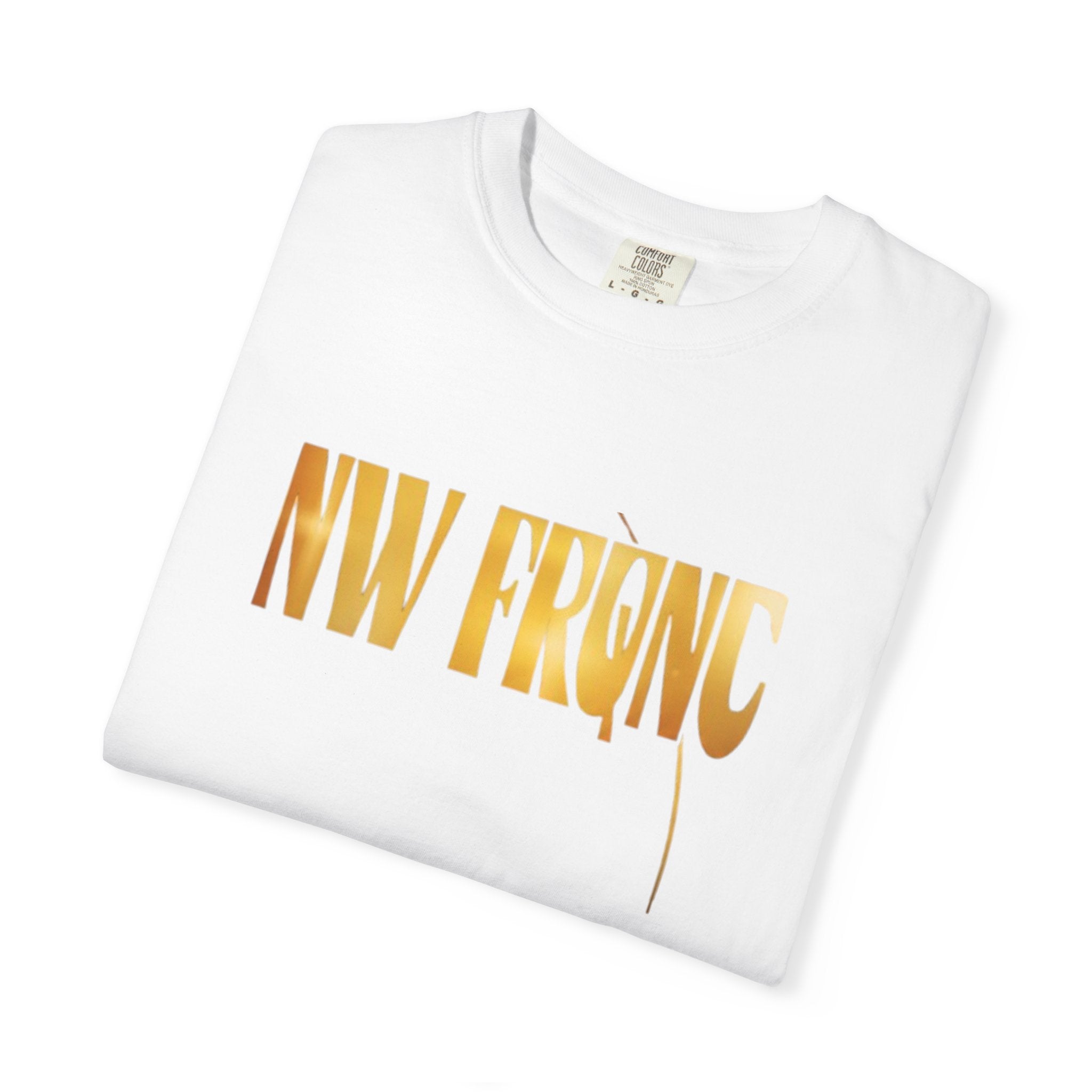 T-shirt Unisex WHITE | NW FRQNC logo GOLD