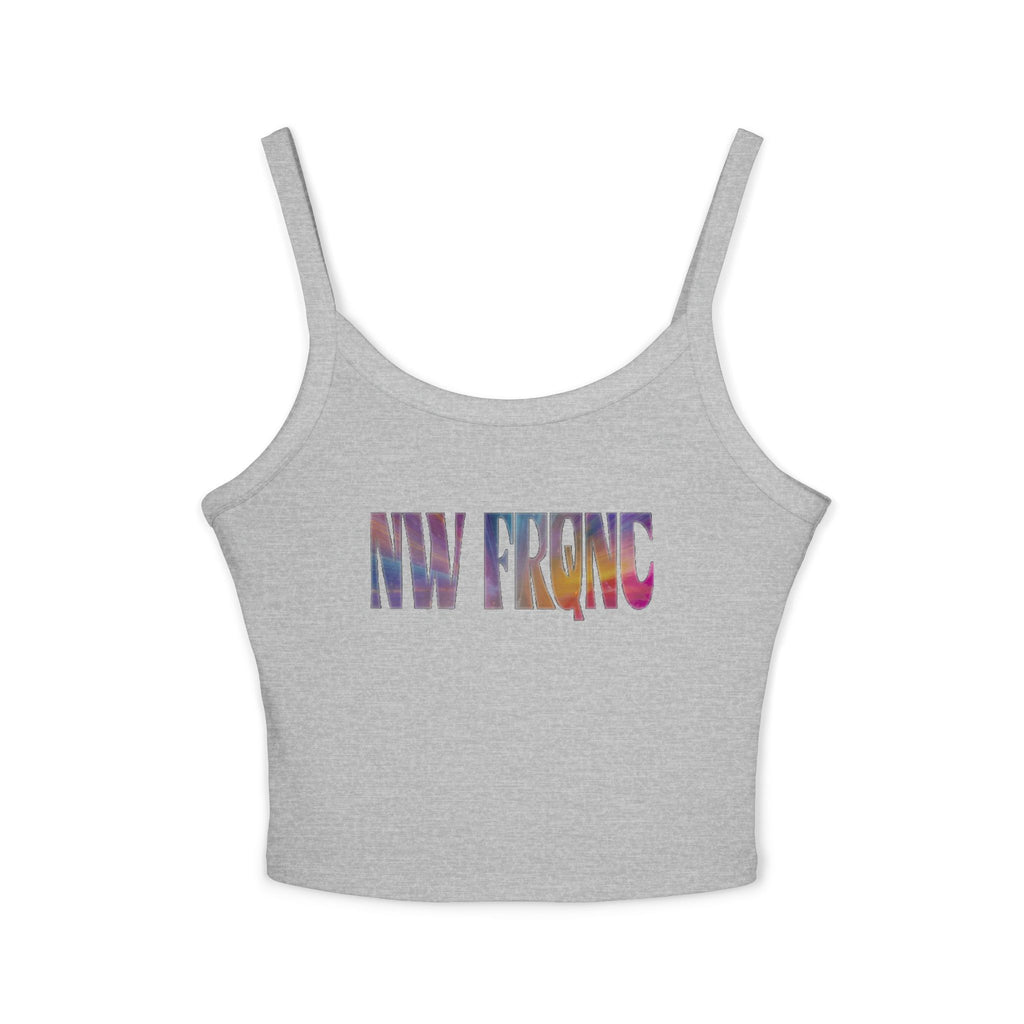 Spaghetti Tank Top  | NW FRQNC logo RAINBOW | available in 7 colors