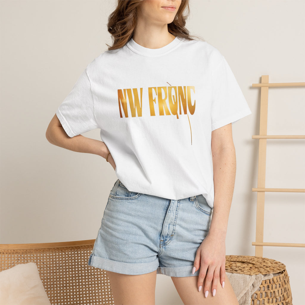 T-shirt Unisex WHITE | NW FRQNC logo GOLD