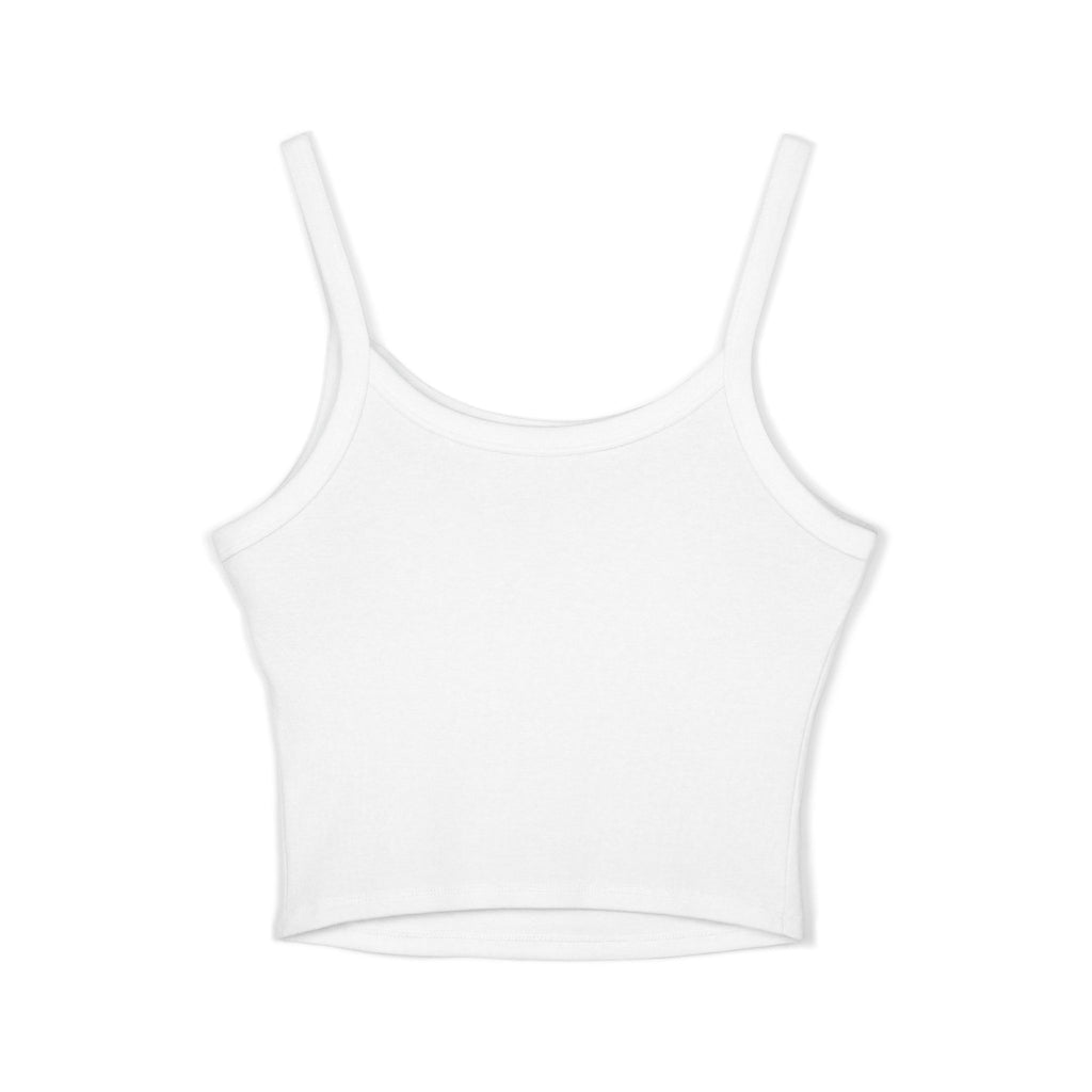 Spaghetti Tank Top | NW FRQNC logo GOLD | WHITE